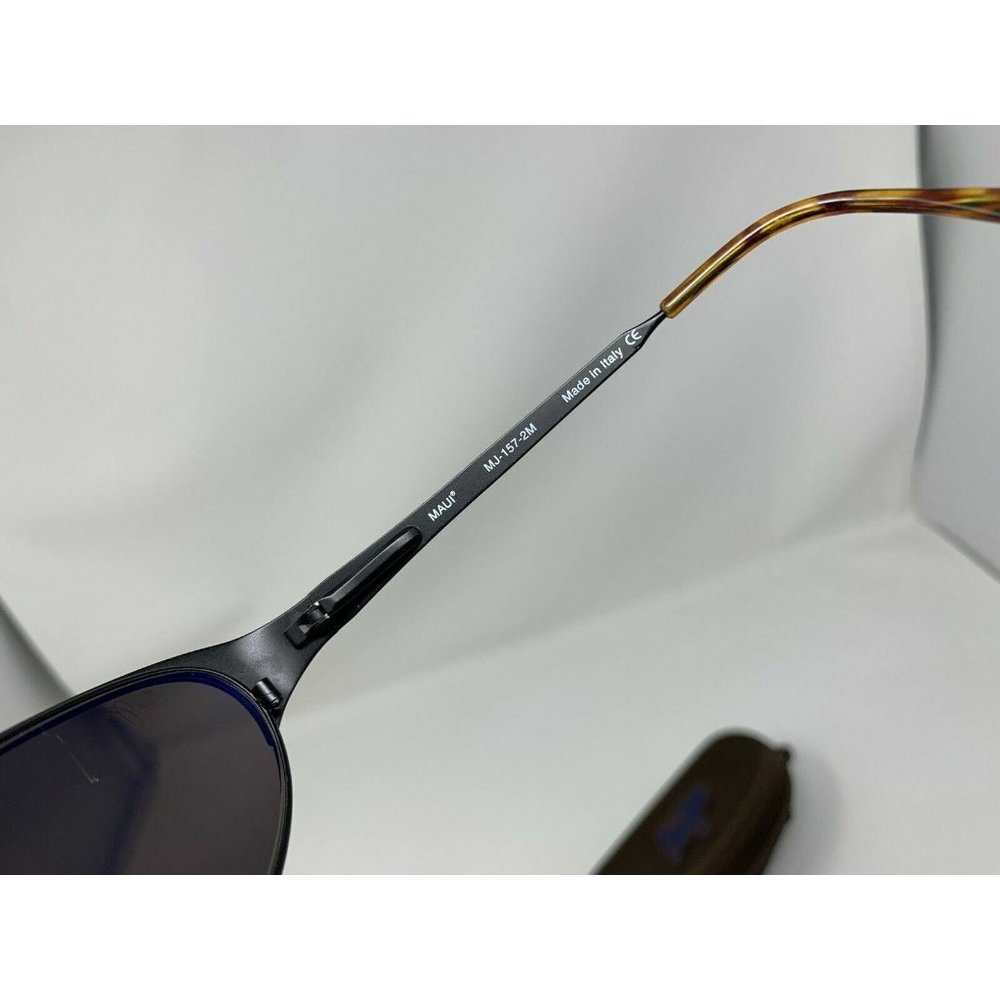 Rare Maui Jim Sunglasses Mj 157-2m Made In Italy … - image 4